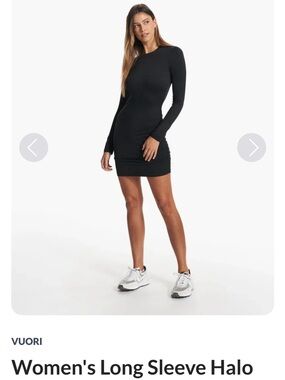 Vuori Long Sleeve Halo Essential Dress